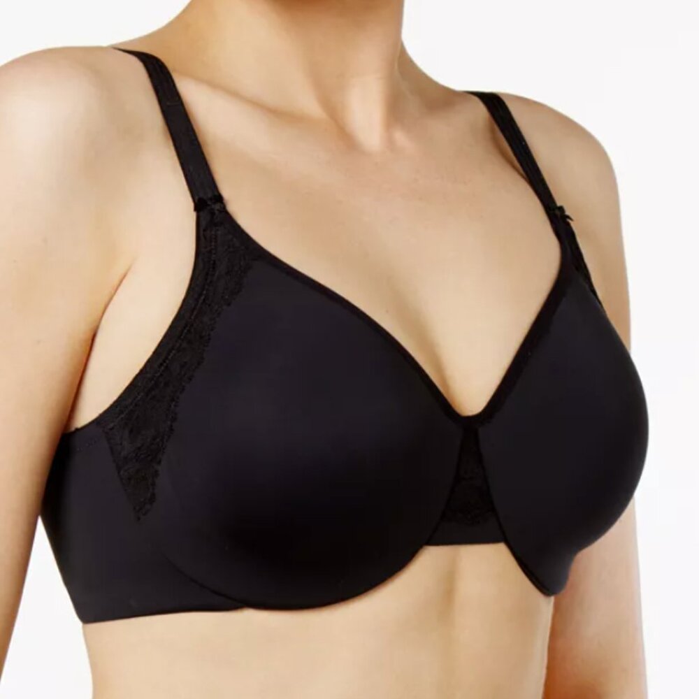 Olga Cloud 9 Full Figure Minimizer Bra 44dd Women Underwire Black Lace Gi8961a